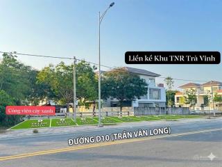 Mặt tiền đường ngay d10  đường trần văn long  giáp khu đô thị tnr amaluna trà vinh