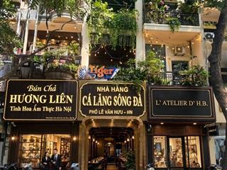 85 tỷmặt phố lê văn hưu, trung tâm hà nội, vỉa hè, kinh doanh sầm uất, 85m2, 5 tầng, dòng tiền sẵn
