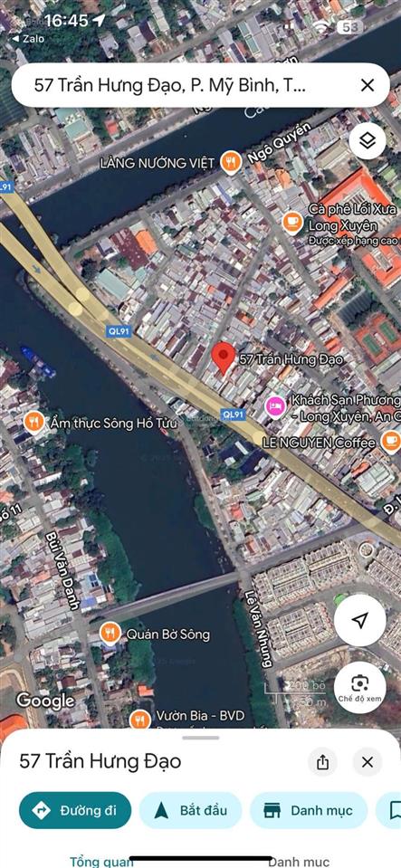 Bán tài sản mặt tiền long xuyên, an giang vị trí mặt tiền đại lộ trần hưng đạo