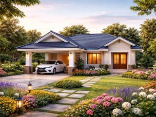 Bán nhà sổ hồng riêng hóc môn,hcm,300m2,đường xetải thông,nhà mới xây kiên cố,khu dâncư an ninh.