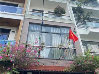 Hot nhà 4 tầng 54m2, hẻm xe hơi, gần hàng xanh