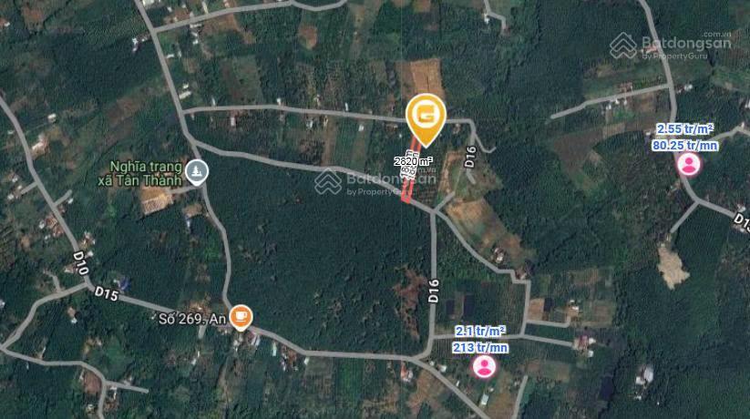 Bán đất tại xã tân thành, huyện bù đốp, bình phước, giá ưu đãi 5,6 tỷ, 2802,7 m2