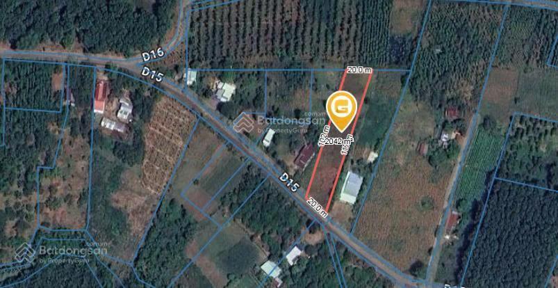 Bán gấp 2029m2 đường nhánh dt759b tại xã tân thành, bù đốp, bình phước