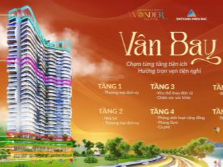Sốc ch 1pn tại vân bay tower,dự kiến 1,6tỷ 33m2, view vịnh bái tử long, phương đông vân đồn hạ long