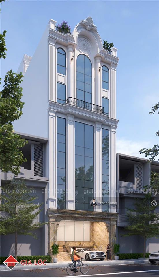 Chính chủ thuê toà nhà văn phòng tại 76 trần thái tông  cầu giấy dt 135m2 x 8 tầng 1 hầm giá 195tr