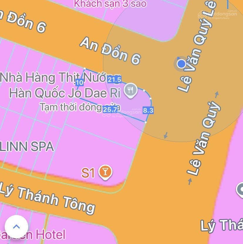 Bán lô góc 251m2 đường lê văn quý sát biển mỹ khê đà nẵng. giá rẻ hơn thị trường
