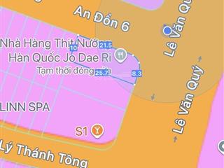 Bán lô góc 251m2 đường lê văn quý sát biển mỹ khê đà nẵng. giá rẻ hơn thị trường