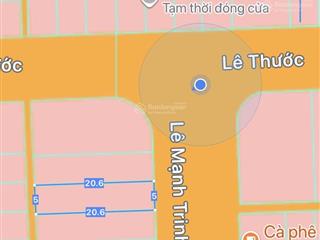 Bán lô đất 103m2 giá rẻ nhất đường lê mạnh trinh. cách biển phạm văn đồng 200m