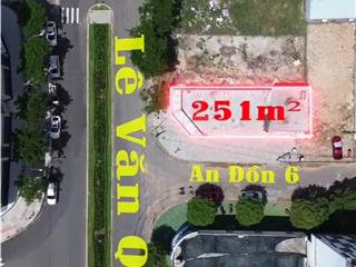 Bán gấp lô góc 251m2 đường lê văn quý rộng 33m, xây 12 tầng sát biển mỹ khê đà nẵng