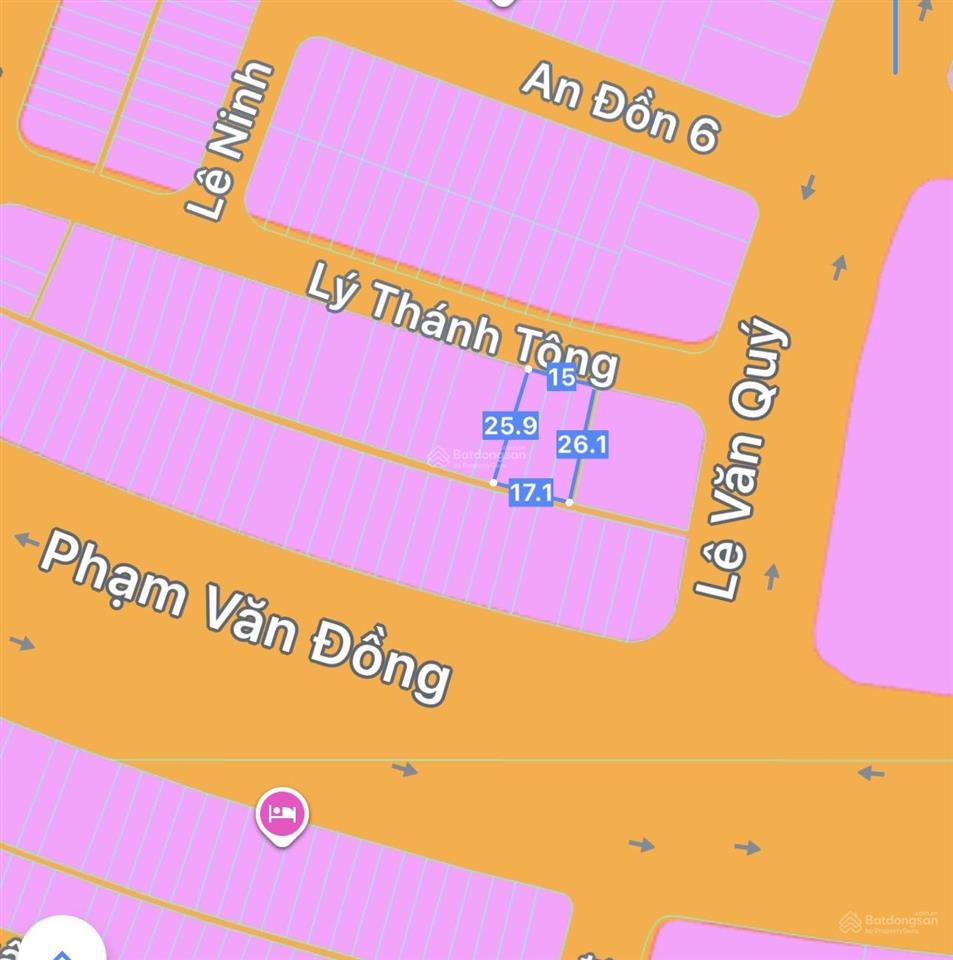 Bán đất vip 416m2 đường lý thánh tông ngay biển sơn trà đà nẵng