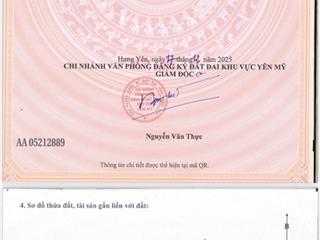 Bán đất tại thôn mễ hạ, việt yên, hưng yên, 65 triệu/m2, dt 161.12m2