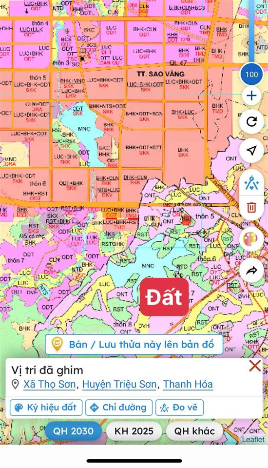 250 triệu sở hữu đất gần kcn hiếm như vé sớm triệu sơn, thanh hóa