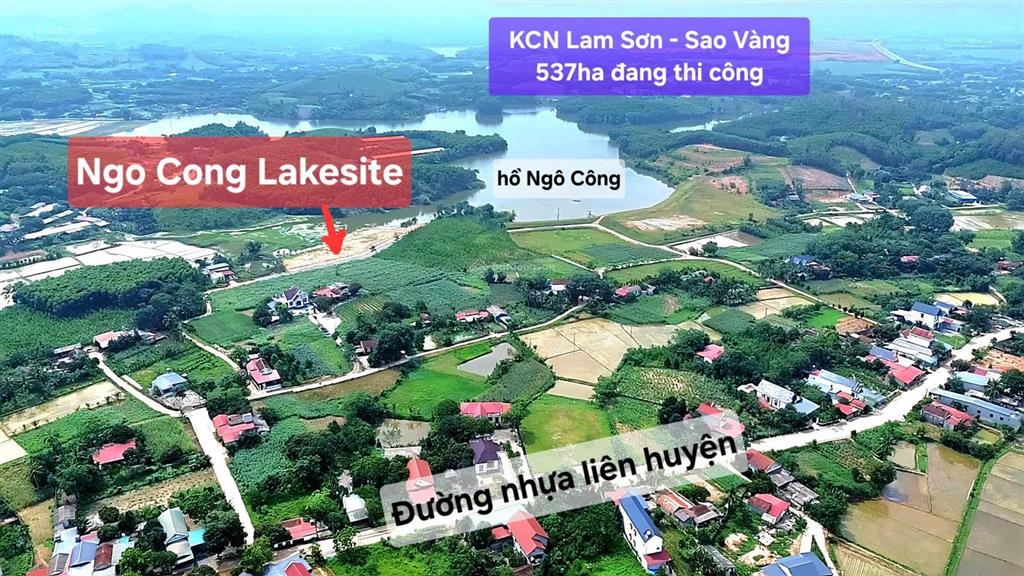 250 triệu sở hữu đất gần kcn hiếm như vé sớm triệu sơn, thanh hóa