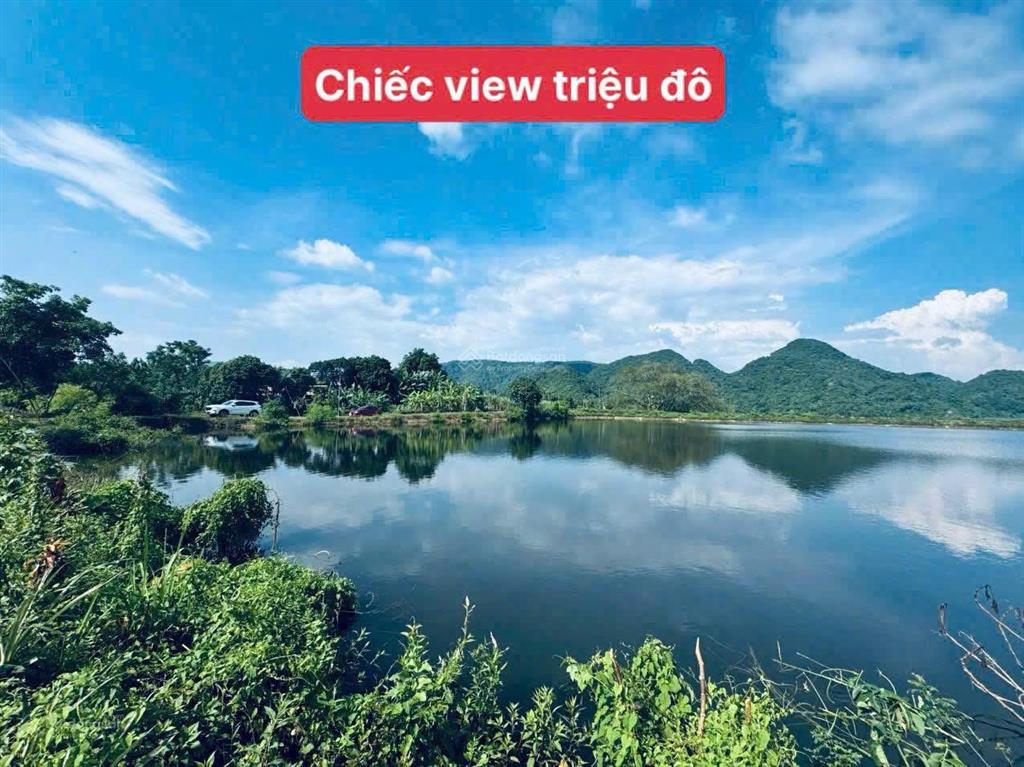 Bỏ phố về hồ đất thạch thành view cực chill chỉ nhỉnh 1 cây vàng