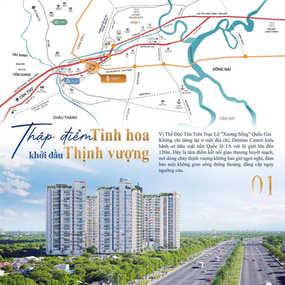 Destino centro 2pn/52m2 full nội thất. giá 1tỷ442 nhận nhà t12/2026  nh cho vay 75%  ngay