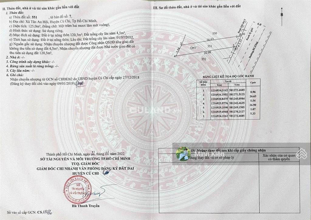 Cần bán gấp căn nhà rộng 125m2 nằm ngay đ nguyễn văn hoài xã tân an hội , giá 1 tỷ tròn , shr .