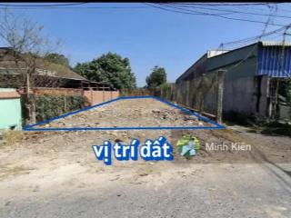 Bán gấp 200m² thổ cư ngay đ. nguyễn du, phường trảng bàng, giá chỉ 730tr, shr, dân cư hiện hữu.