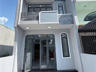 Kđt phương trường an, nhà đẹp xây mới 1 trệt 1 lầu, sổ hồng riêng, đường 13m, khu dân cư sầm uất