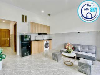 Khai trương căn hộ 1 phòng ngủ full nội thất  máy giặt riêng  ngay âu cơ  lũy bán bích
