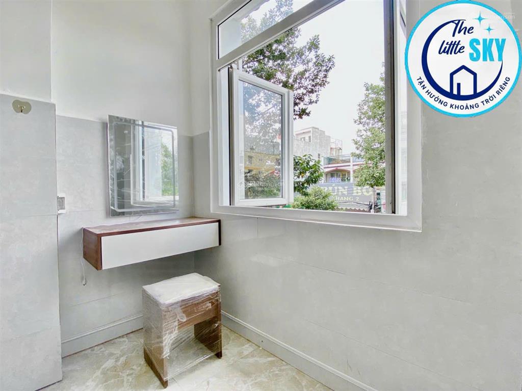 Khai trương căn hộ 1 phòng ngủ full nội thất  máy giặt riêng  ngay âu cơ  lũy bán bích