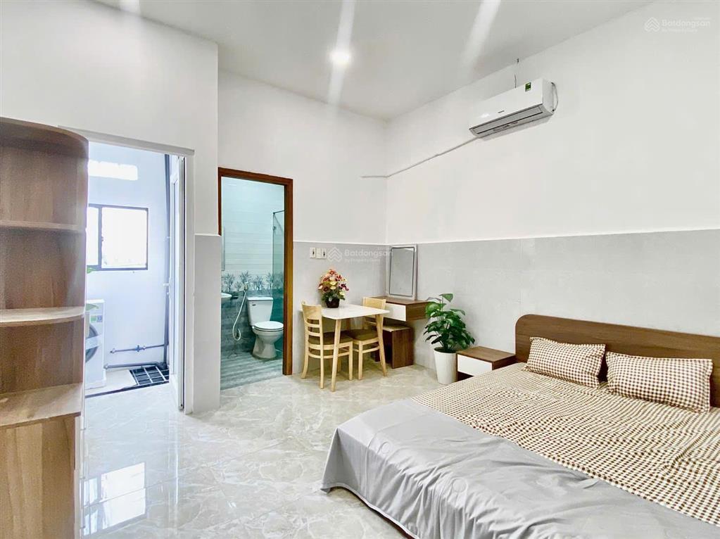 Khai trương căn hộ 1 phòng ngủ full nội thất  máy giặt riêng  ngay âu cơ  lũy bán bích