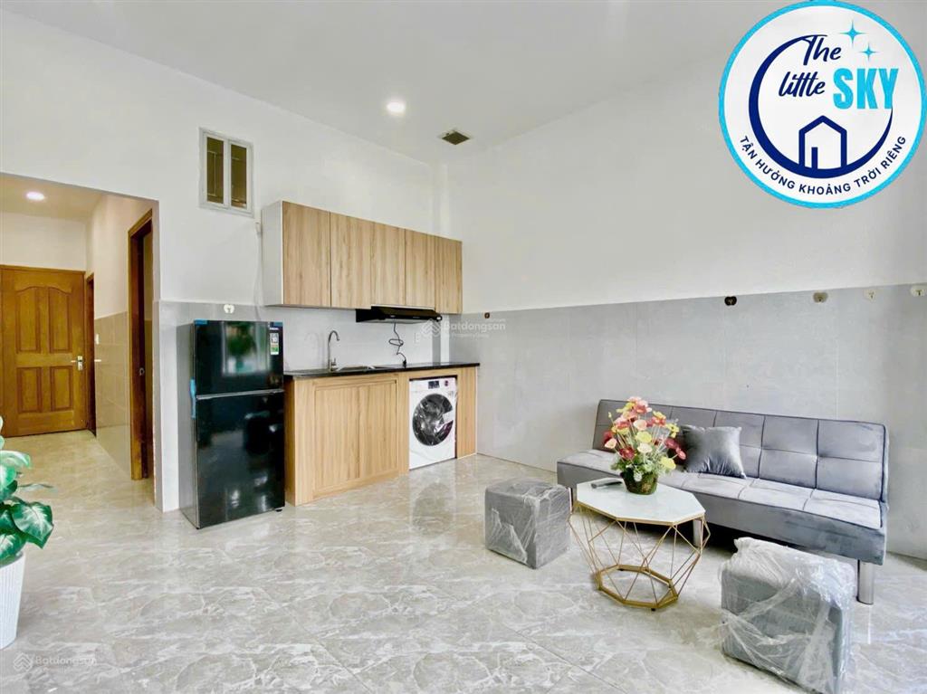 Khai trương căn hộ 1 phòng ngủ full nội thất  máy giặt riêng  ngay âu cơ  lũy bán bích