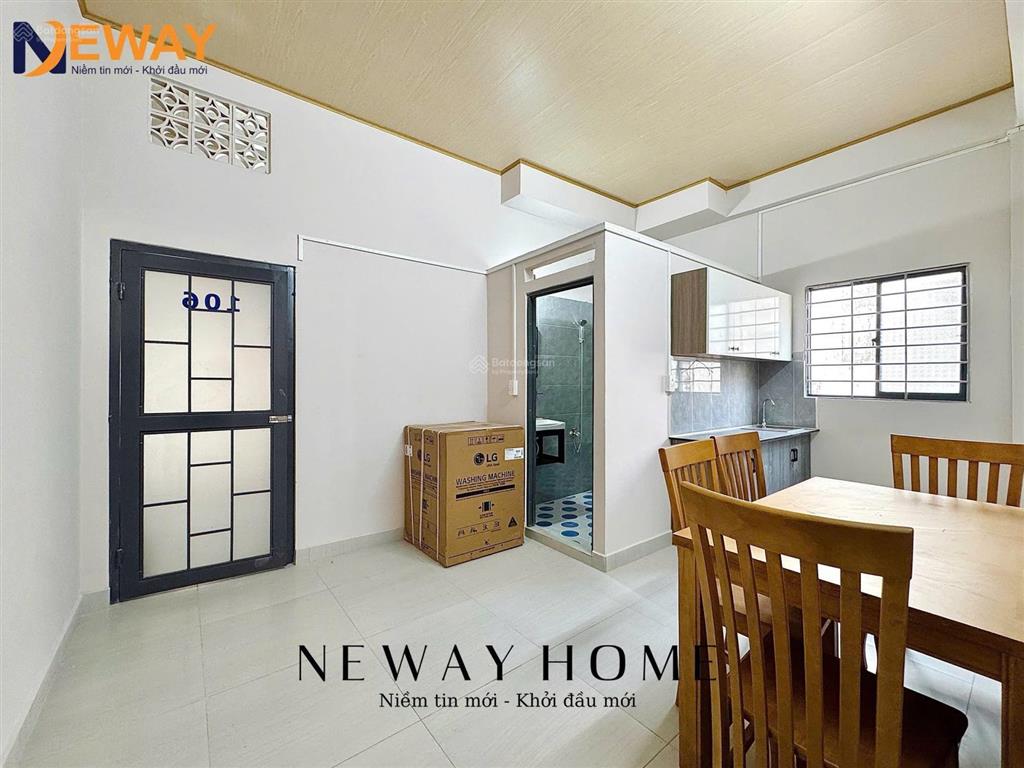 2 phòng ngủ 40m2 ban công, full nt, máy giặt, ở 4 bạn, đh văn hiến, đh công thương