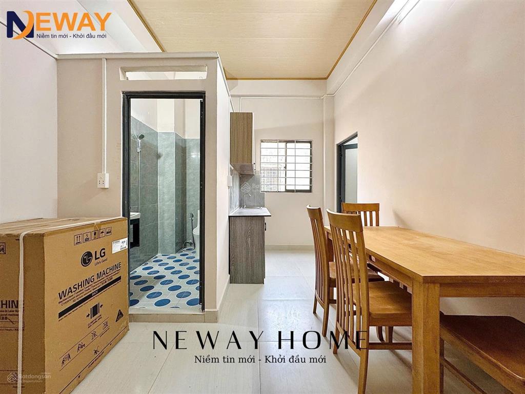 2 phòng ngủ 40m2 ban công, full nt, máy giặt, ở 4 bạn, đh văn hiến, đh công thương