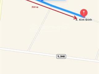 Bán đất kim đính lô 100m trục thôn, kinh doanh được