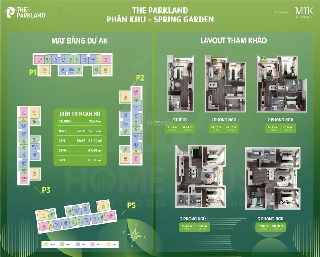 Hiếm! 3pn 2wc giá 4,3 tỷ, tại the parkland, ocean park 2. trực tiếp cđt, hỗ trợ 0% trong 3 năm