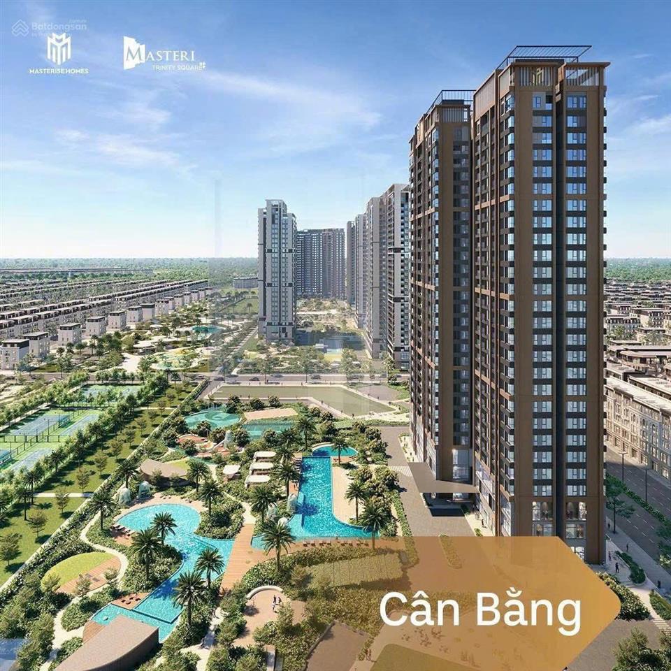 Cần bán 2pn 2wc 64m2 masterise trinity square giá vay 0% 4,25 tỷ bao phí. tầng 3, view công viên