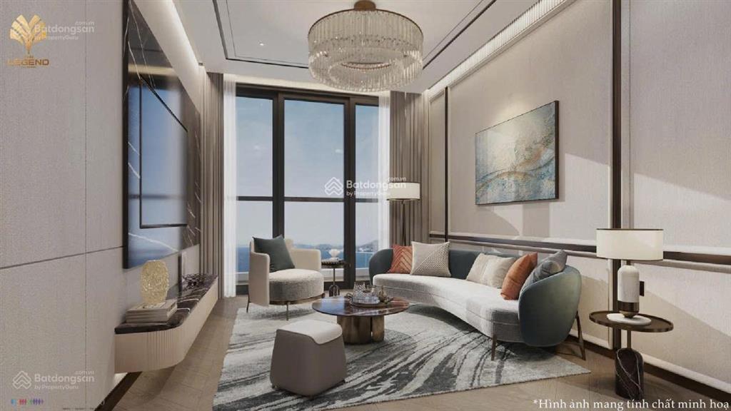 Bán gấp căn 1pn 57,4m2 giá 6,7 tỷ  the legend đà nẵng, căn hộ view cầu rồng & pháo hoa panorama