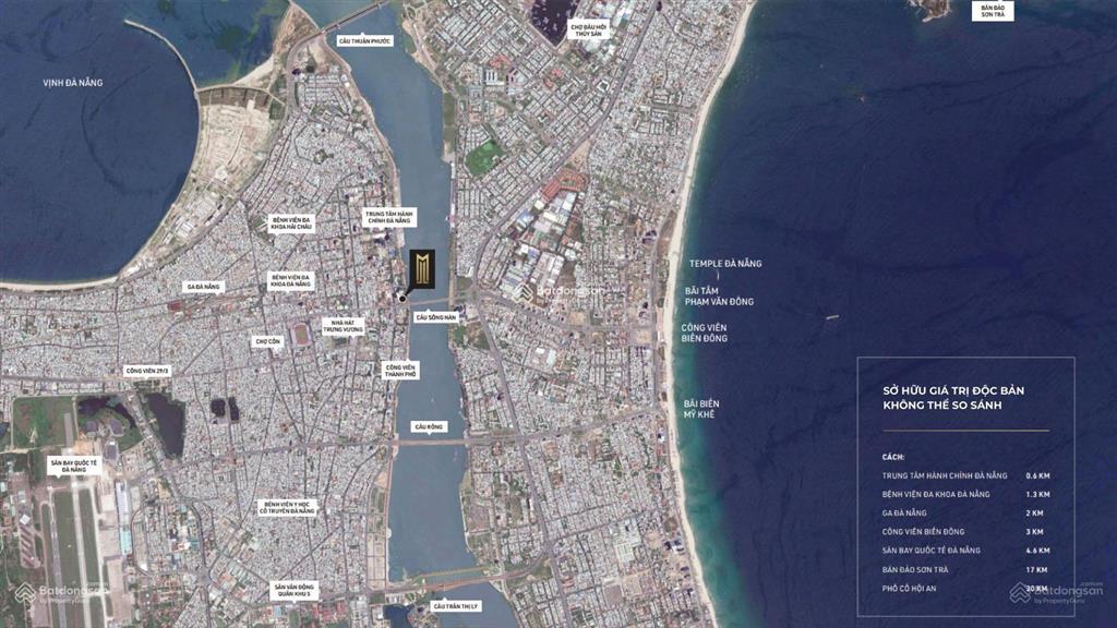 M landmark marriott đà nẵng  duy nhất căn studio giá 9,2 tỷ tầng 30  chiết khấu cao từ cđt