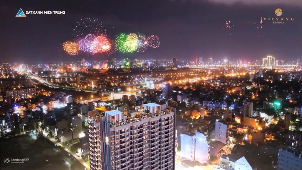The sang, chính chủ bán căn 2pn  tầng cao view pháo hoa đn downtown  sổ lâu dài