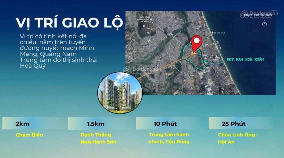 Dự kiến chỉ hơn 2 tỷ sở hữu căn 1pn fours tower sun hòa quý đà nẵng 45,17m2  hiếm nhất thị trường