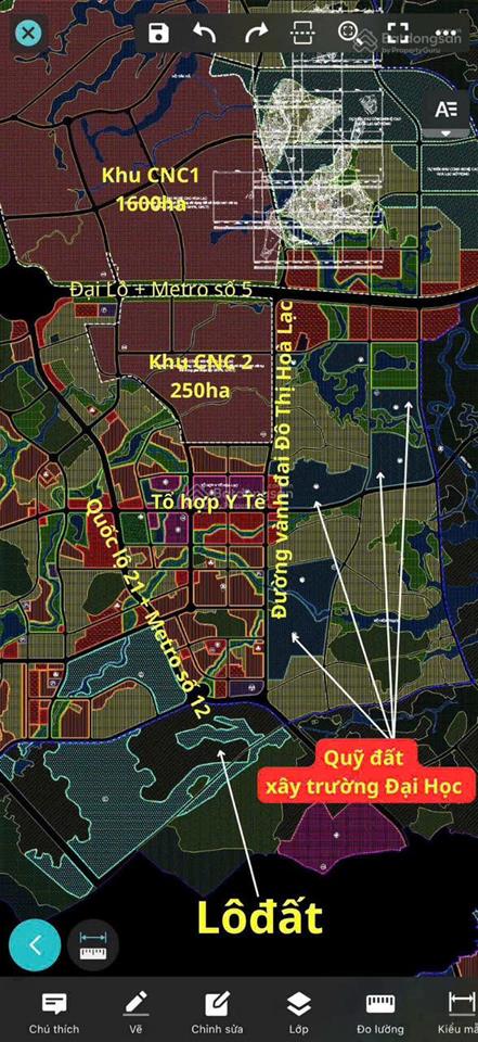 Tôi cần bán lô đất 100m2 hai mặt tiền cách ql21 700m và cách trường đh bách khoa chỉ 1,2km