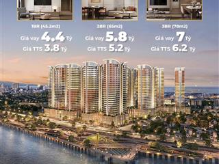 3.8 tỷ sổ hữu ngay căn 1pn capital square  cạnh vincom, cầu sông hàn