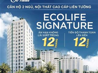 Hot nhất đà nẵng căn hộ ecolife signature giá chỉ 2,5 tỷ/2pn chiết khấu 11%  miễn lãi vay 12 tháng