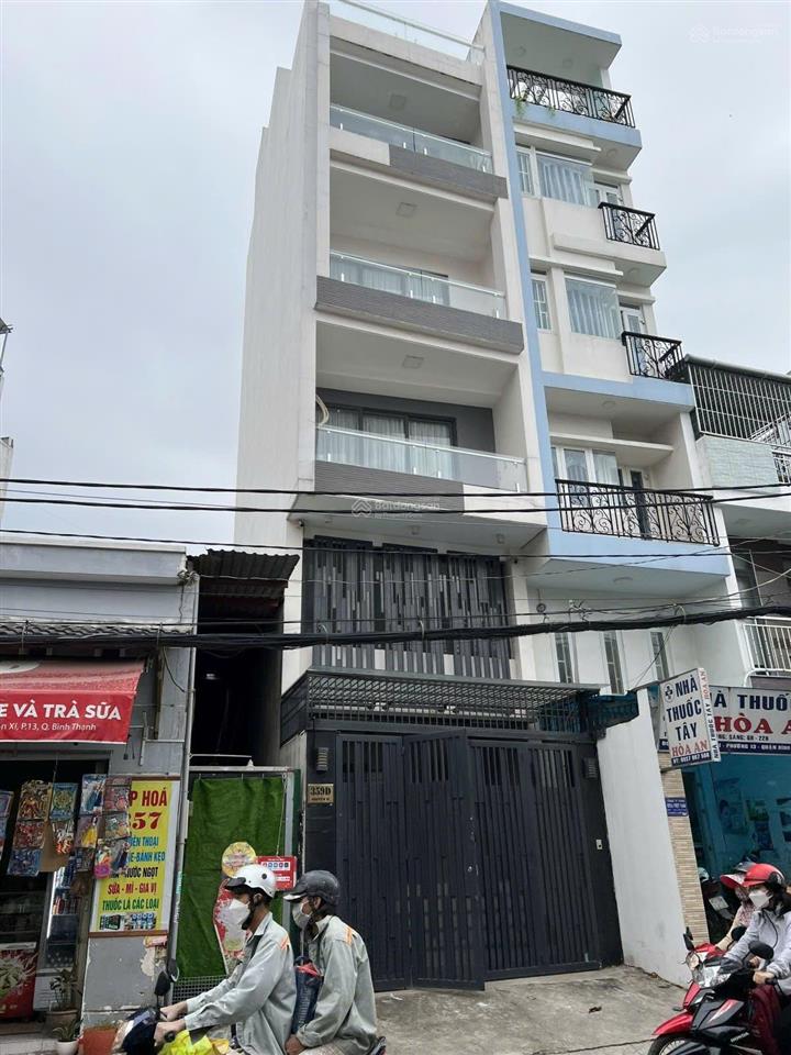 Hạ 1 tỷ bán căn hộ dịch vụ 6 tầng thang máy mặt tiền 359d nguyễn xí bình thạnh, cho thuê 50 tr/th