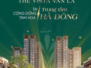 Chỉ từ 900 triệu, sở hữu căn hộ ngay trung tâm hà đông  the vista văn la