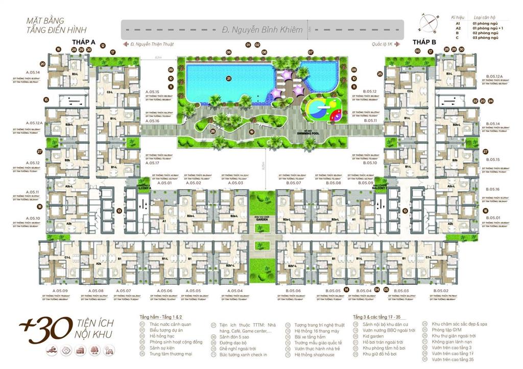 Bán căn góc 2pn  1wc  nhà mới