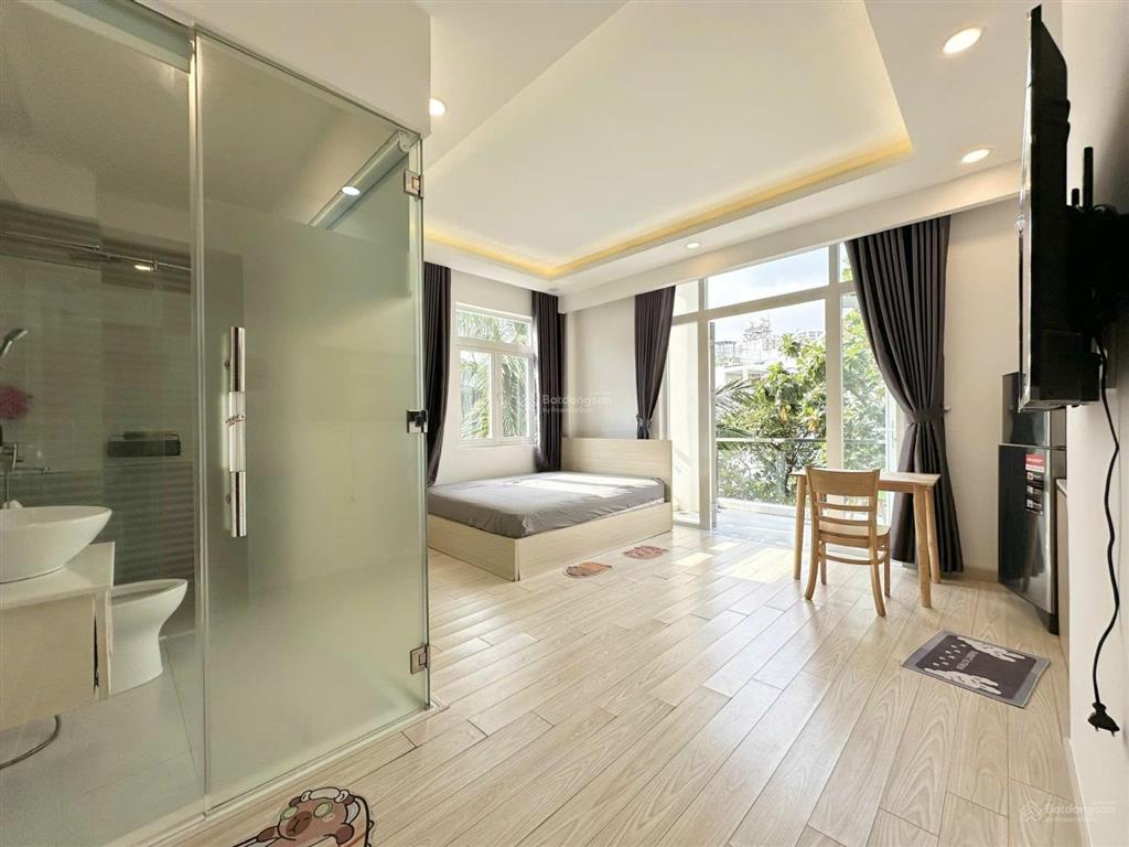 Cho thuê căn hộ ban công full nội thất ở trần não gần cầu sài gòn bason sala đảo kim cương metro