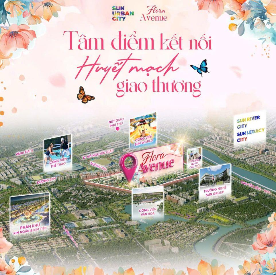 Căn góc 2PN+2 hiếm, Mặt đường 36m, View Đại Lộ Hoa.