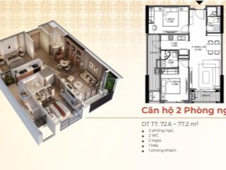 Căn 2pn tầng trung đẹp giá 4tỷ9 hướng mát, view bể bơi, ký thẳng cđt, có thương lượng