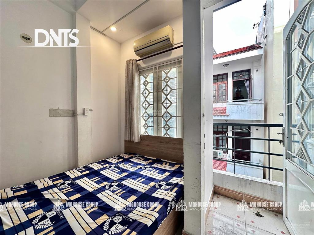 Phòng cho thuê 30m2 ban công ngay cv lê văn tám gần đh kiến trúc tphcm  đh ussh full nội thất