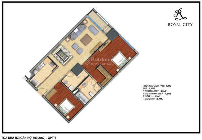 Bán căn 2 phòng ngủ r4 diện tích 112m2 giá 9.8 tỷ xem nhà  0926 399 ***