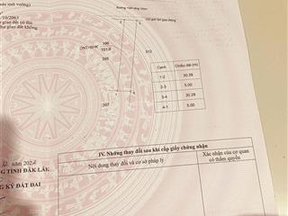 Vợ chồng em cần bán lô đất chính chủ, mặt tiền thôn 8 cư êbur, phường buôn ma thuột