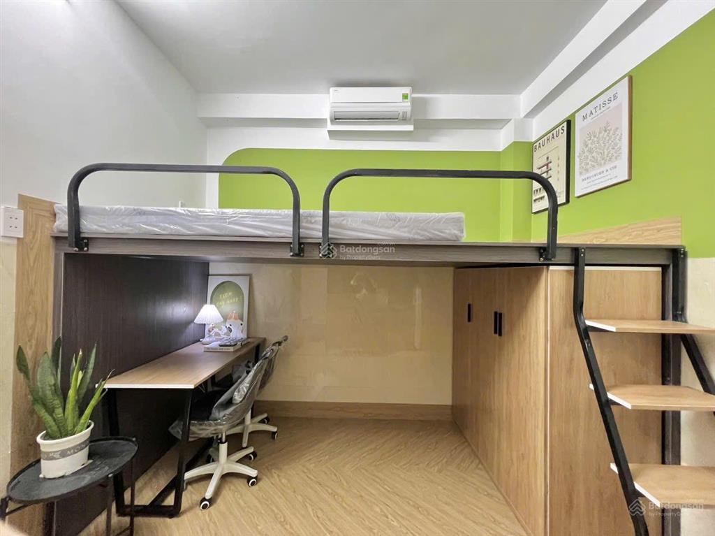Cho thuê phòng gác  chung cư mini  gần công viên gia định  khu sân bay