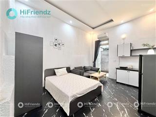 Cho thuê phòng studio tầng trệt  full nội thất  kế bên công viên gia định  khu sân bay