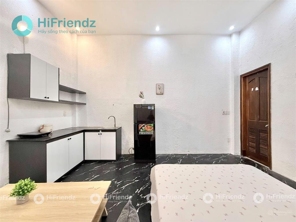 Cho thuê phòng studio tầng trệt  full nội thất  kế bên công viên gia định  khu sân bay